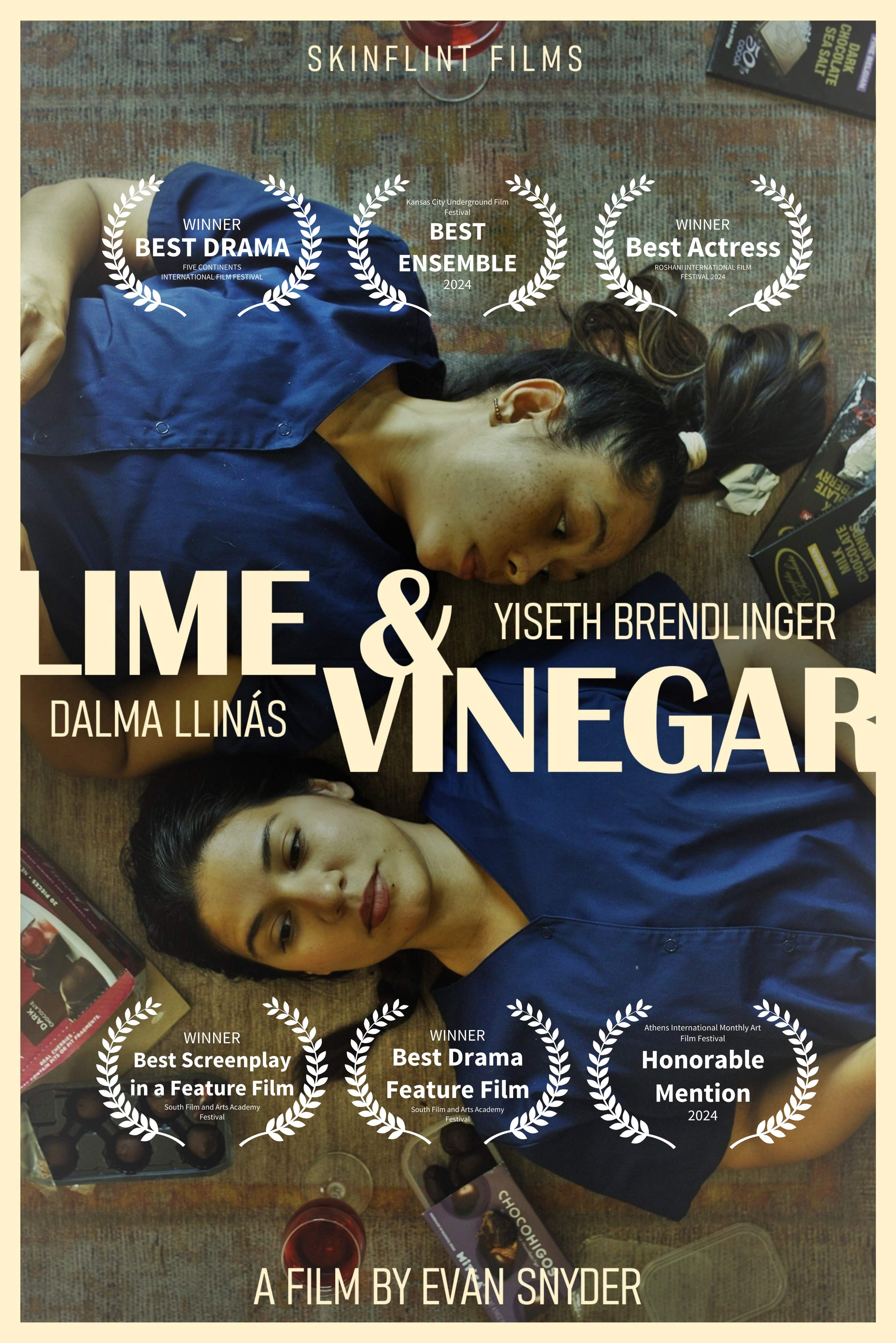 Lime & Vinegar Official Poster - Cannes International Film Week 2025
